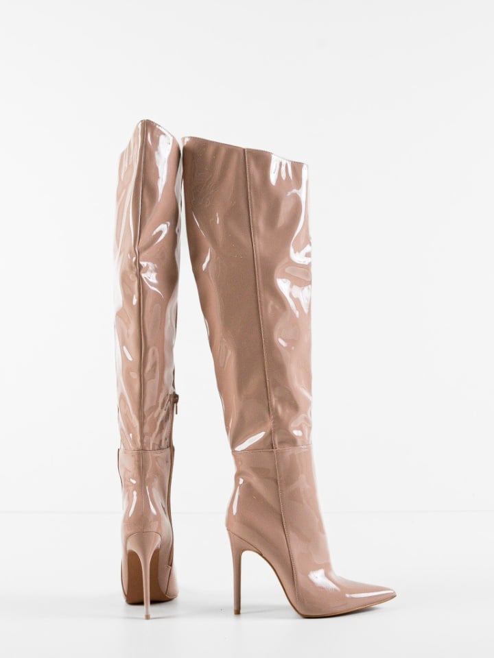 Cizme cu toc Bybyam Galbene