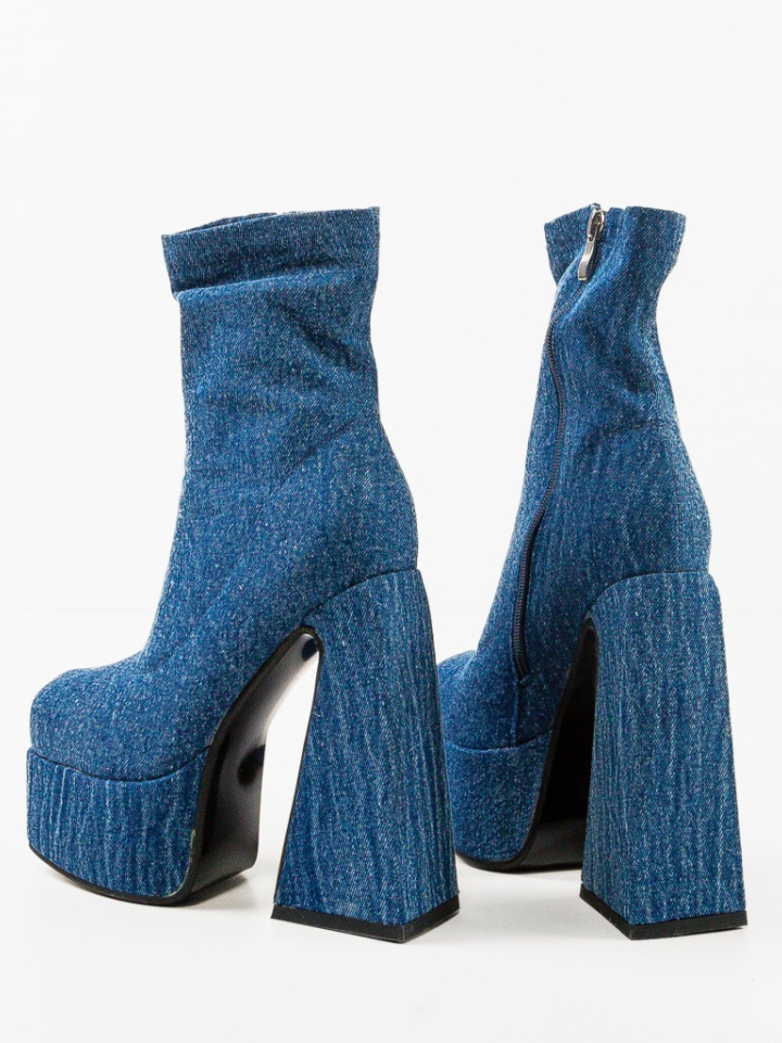 Botine dama Huron Albe