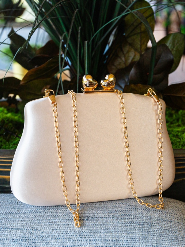 Geanta plic Heart Bej