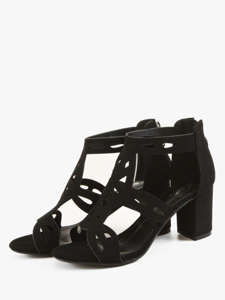 Sandale cu toc Vedre Bej