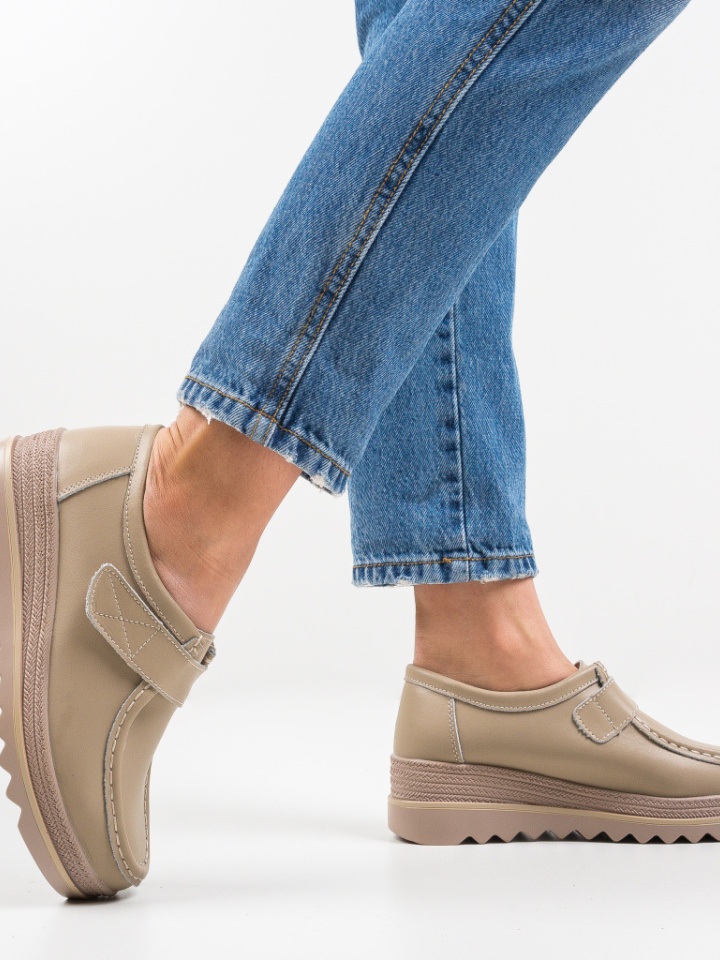 Pantofi Casual Straif Bej 2