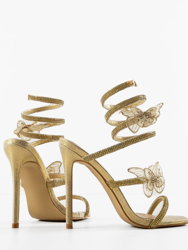 Sandale cu toc Ayton Negre