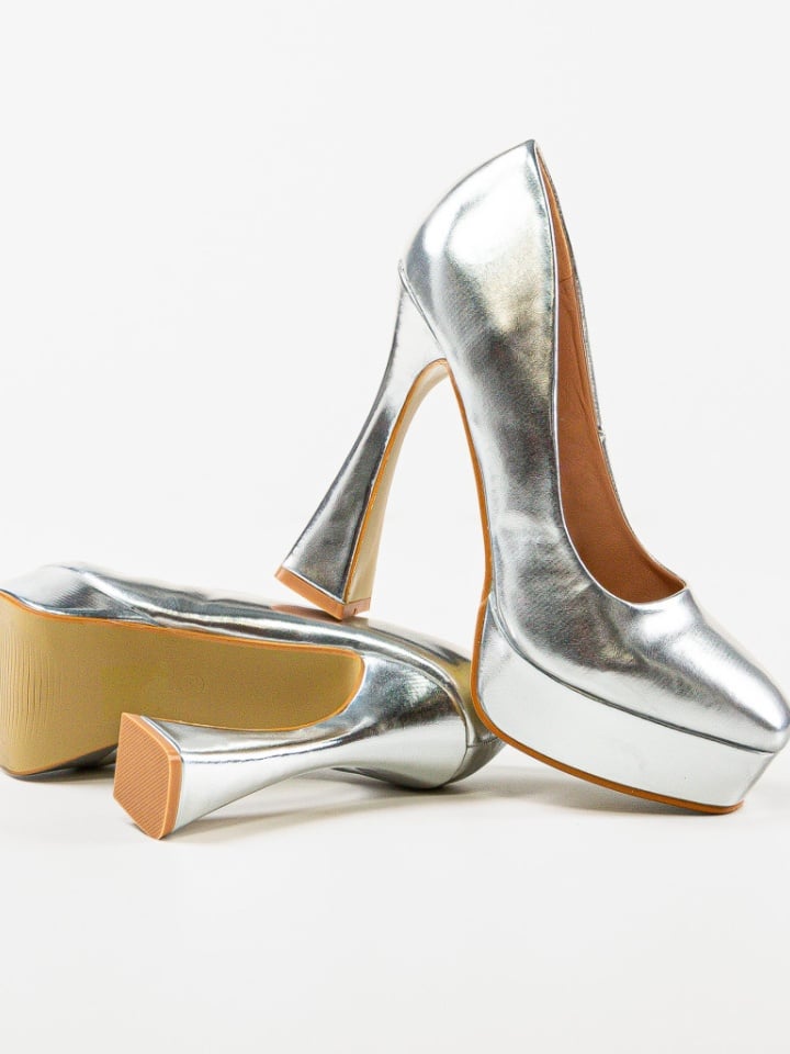 Pantofi dama Tiyam Argintii