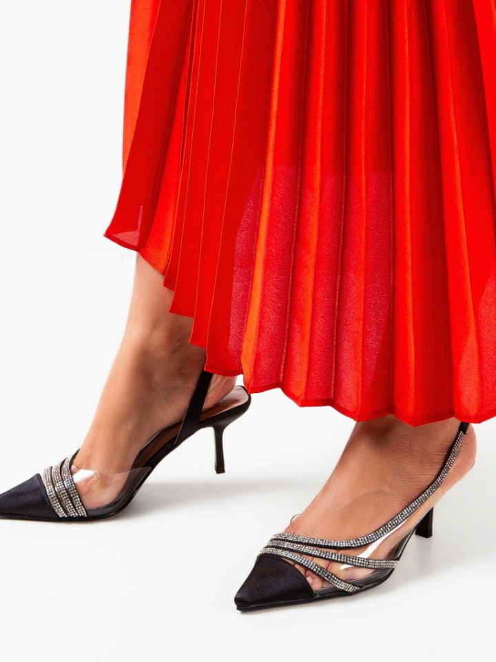 Pantofi cu toc Yildiz Galbeni