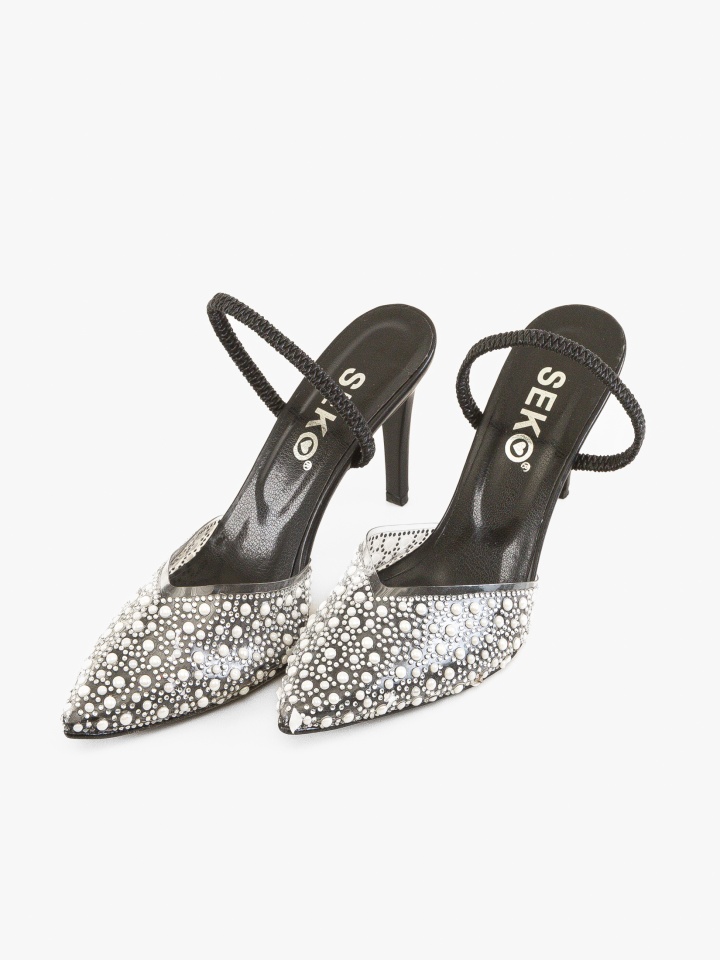 Pantofi dama Beto Argintii