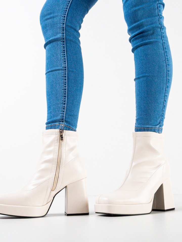 Botine dama Kids Camel