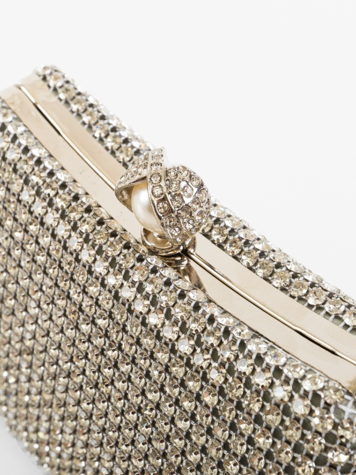 Geanta plic Giulia Argintie