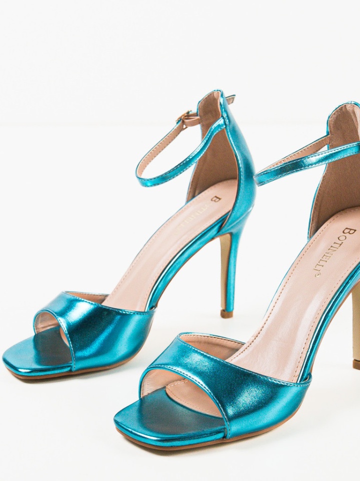 Sandale cu toc Moroilo Negre