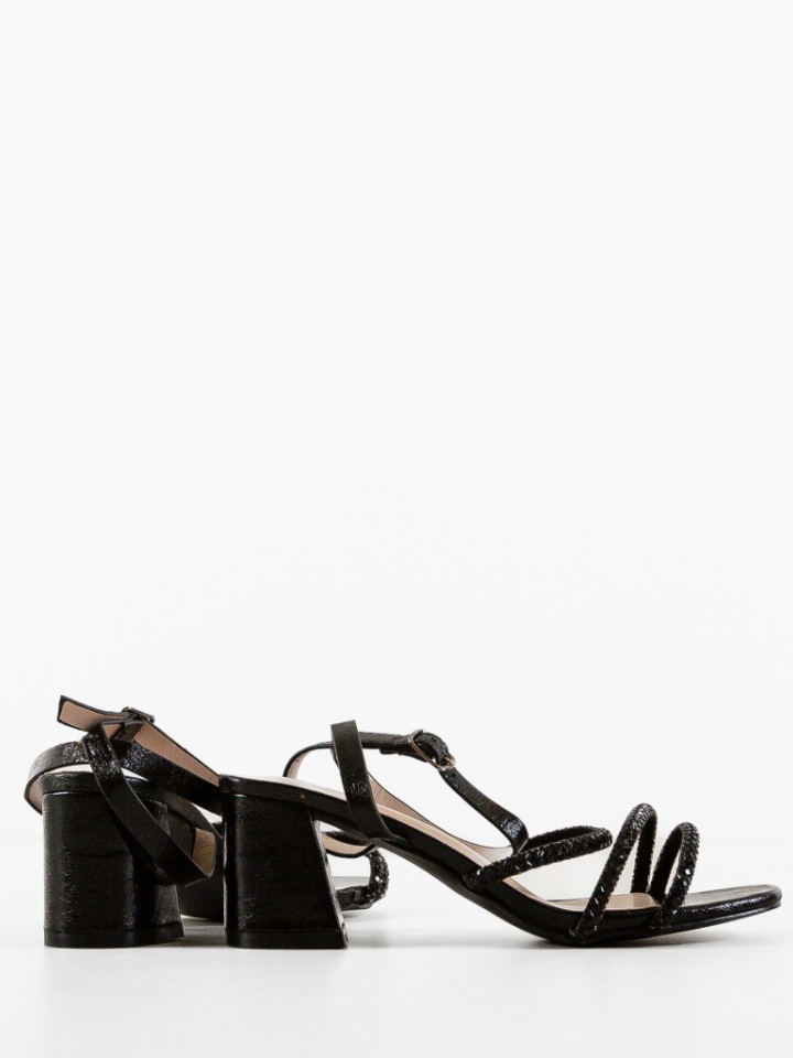 Sandale cu toc Desmie Roze