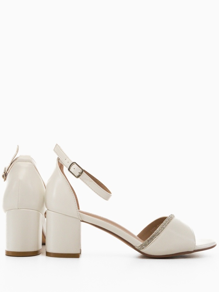 Sandale cu toc Ewan Aurii 2