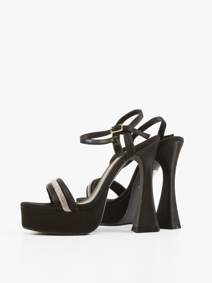 Sandale cu toc Wong Fuchsia