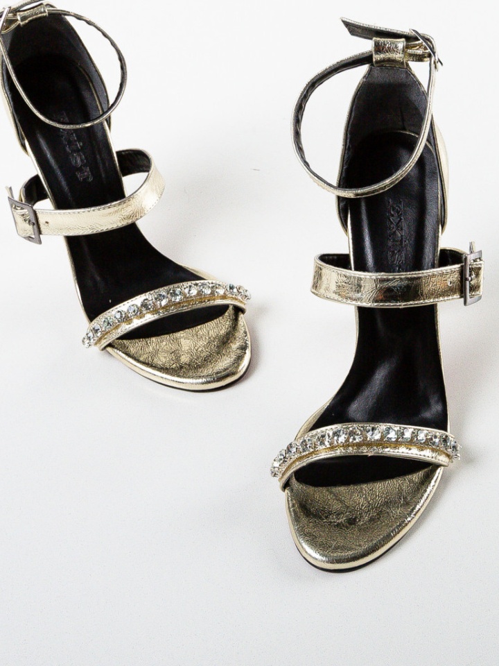 Sandale cu toc Fadana Negri