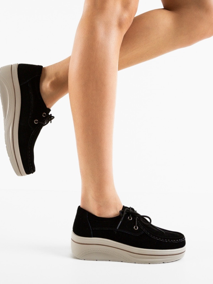 Pantofi Casual Auron Negri