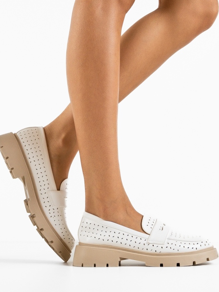 Pantofi Casual Krato Albi