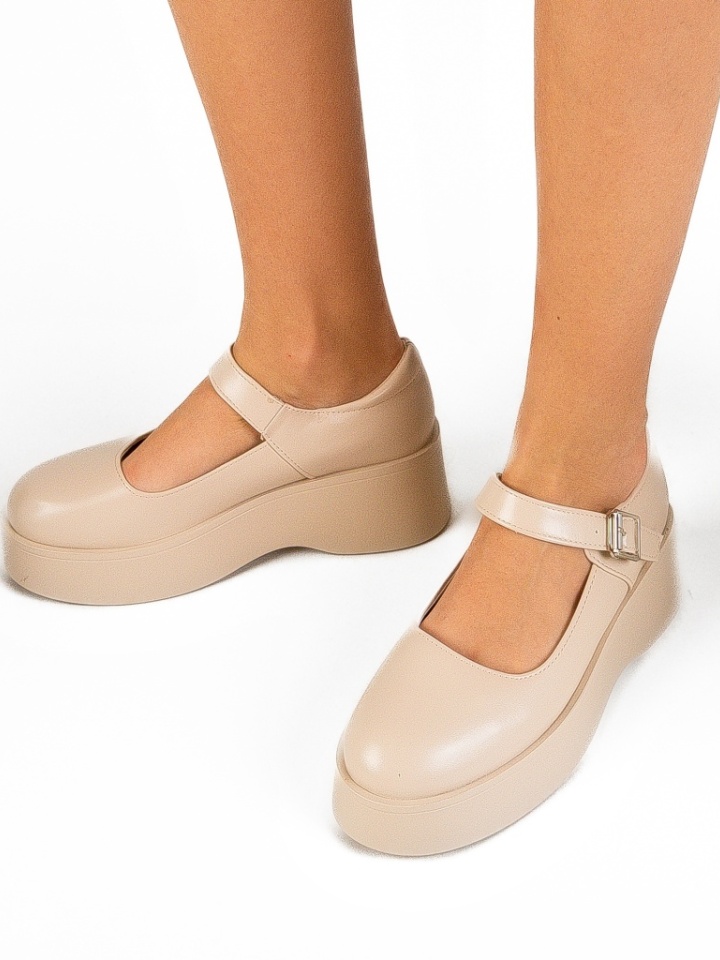 Pantofi casusal Madylu Bej