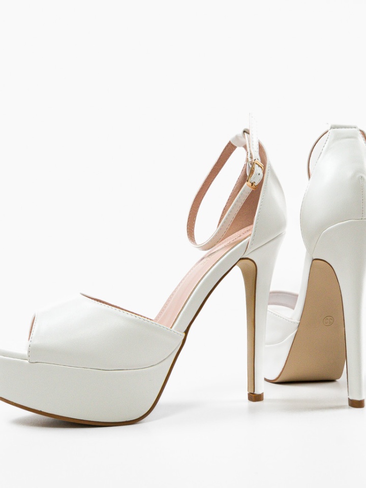 Sandale cu toc Remiel Negre