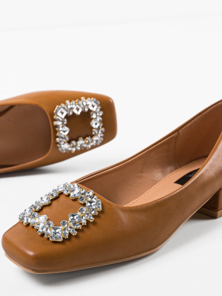 Pantofi dama Christopher Bej