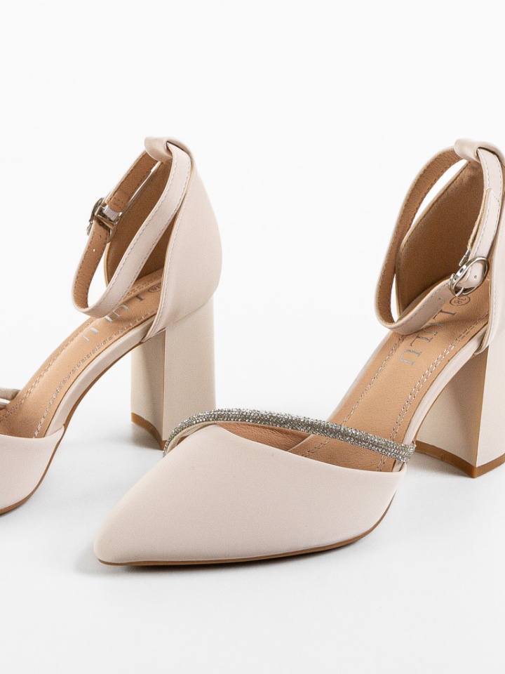 Pantofi dama Dem Bej 3