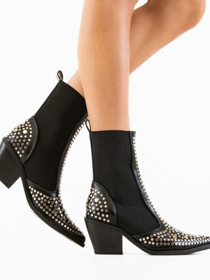 Botine dama Roth Negre