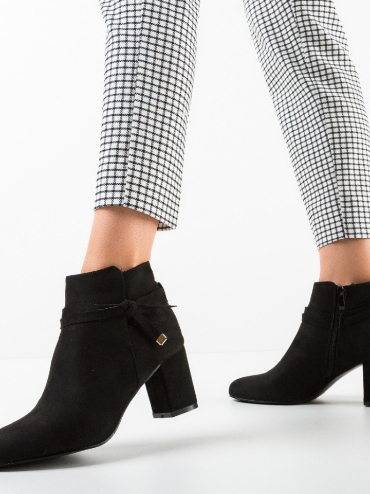 Botine dama Sommer Negre