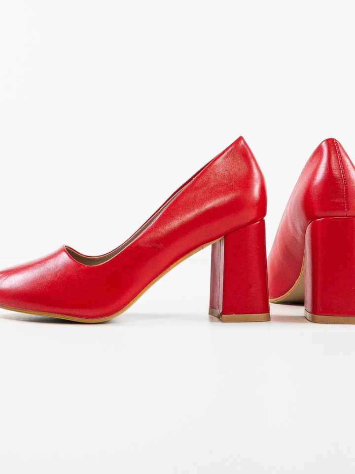 Pantofi dama Bright Rosii 2