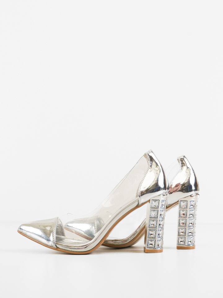 Pantofi dama Lukas Argintii