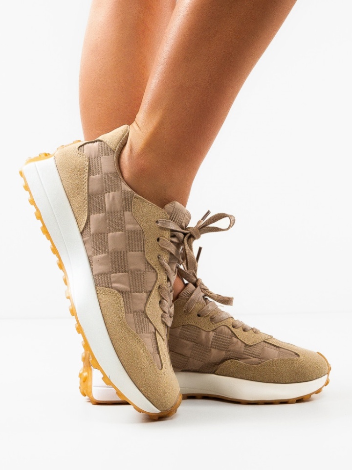 Sneakers dama Lyvan Bej