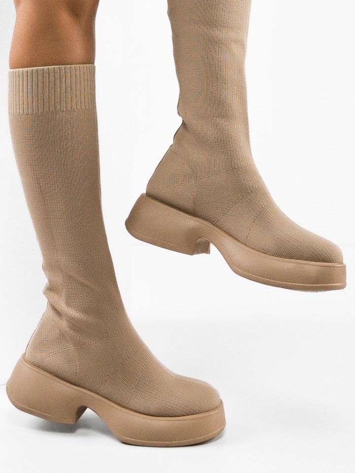 Cizme dama Meritite Bej