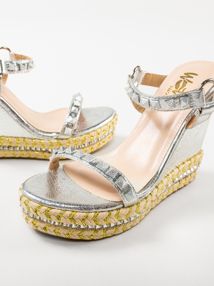 Platforme dama Jakanza Argintii