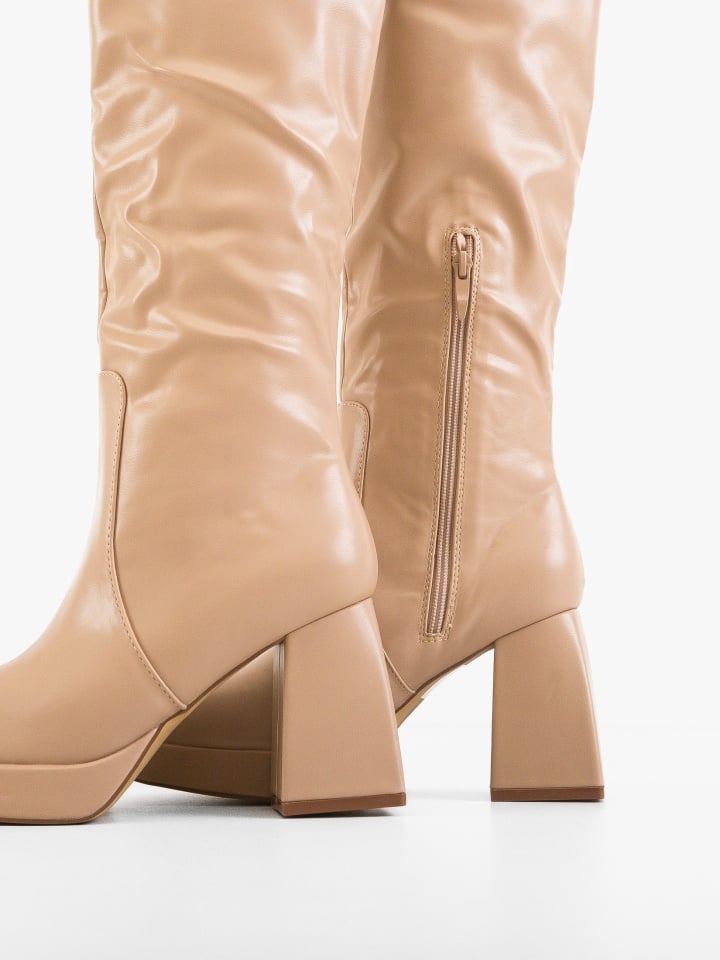 Cizme dama Tanish Bej