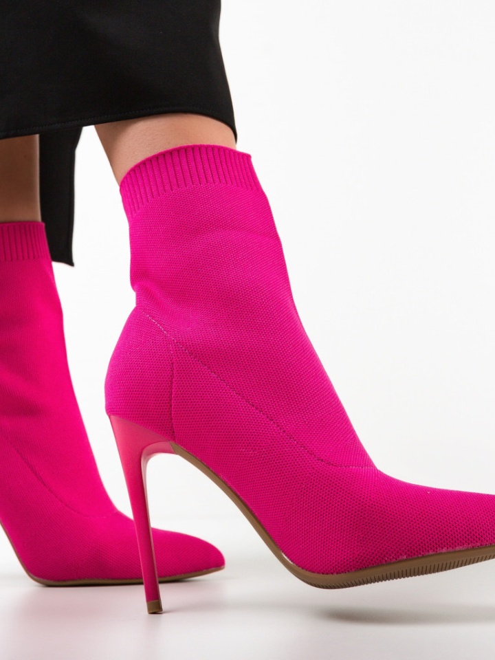 Botine dama Gluty Fuchsia