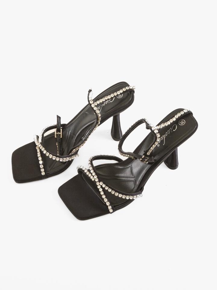 Sandale cu toc Aron Aurii