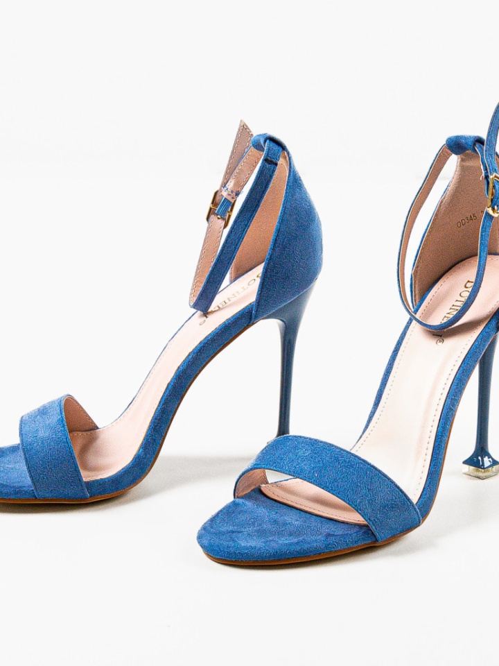 Sandale cu toc Brock Albastre