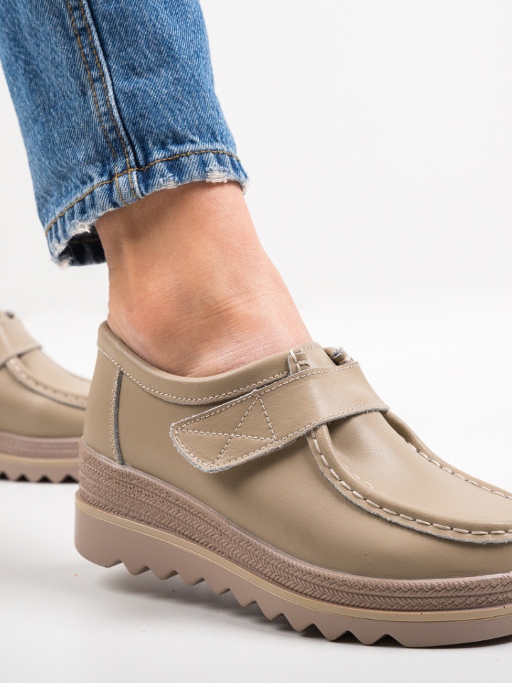 Pantofi Casual Straif Bej 2