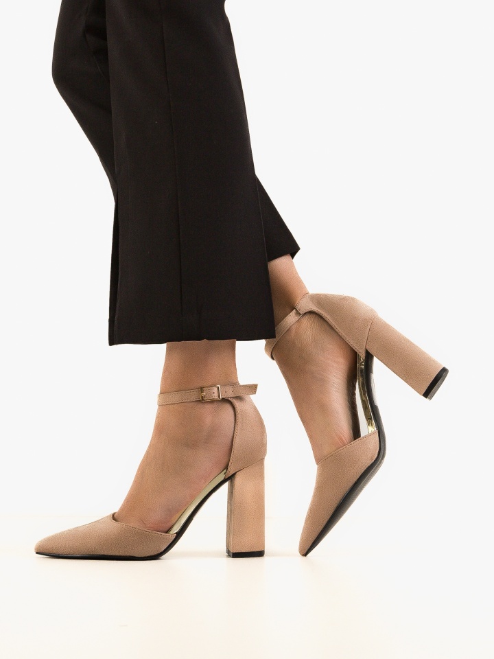 Pantofi dama Abbot Bej