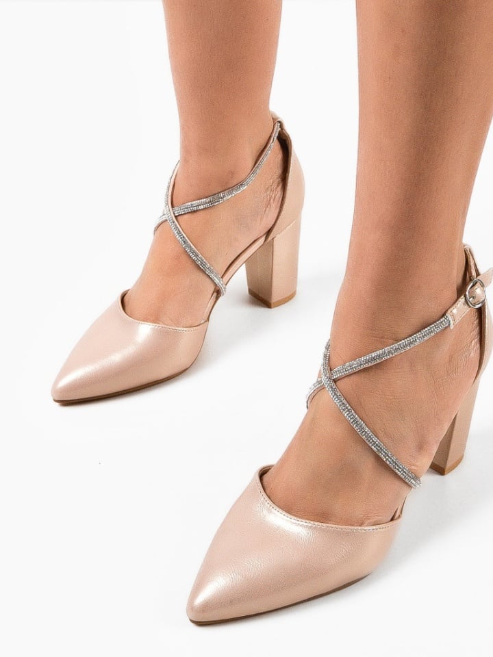 Pantofi dama Klamara Aurii