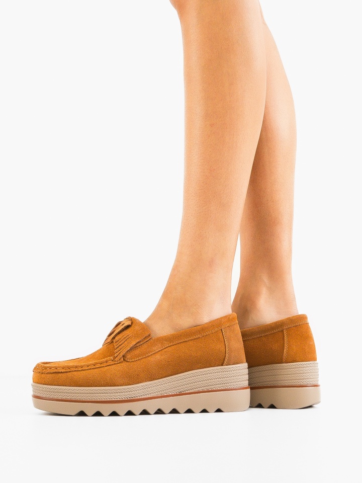 Pantofi Casual Hipok Camel