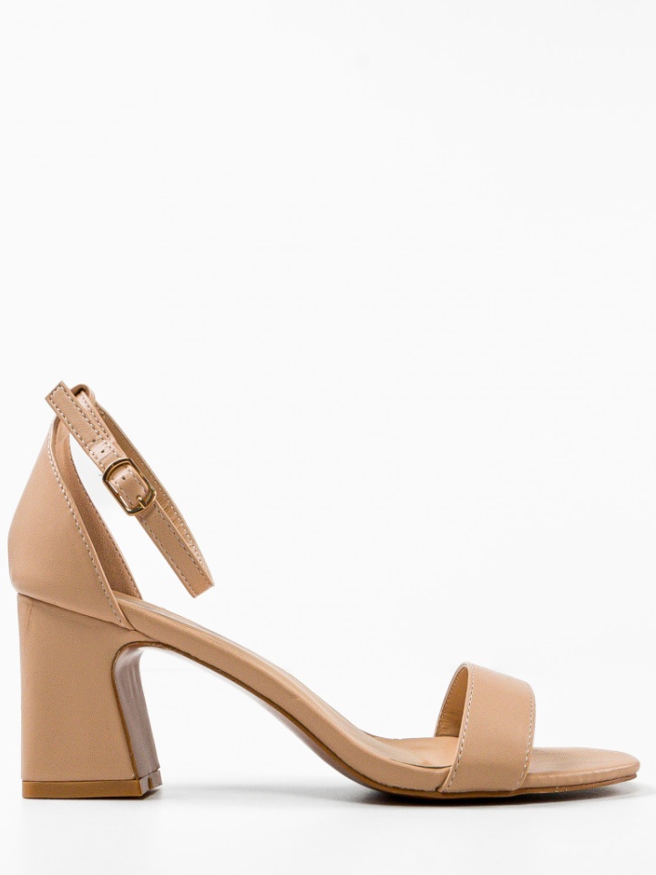 Sandale cu toc Imma Bej