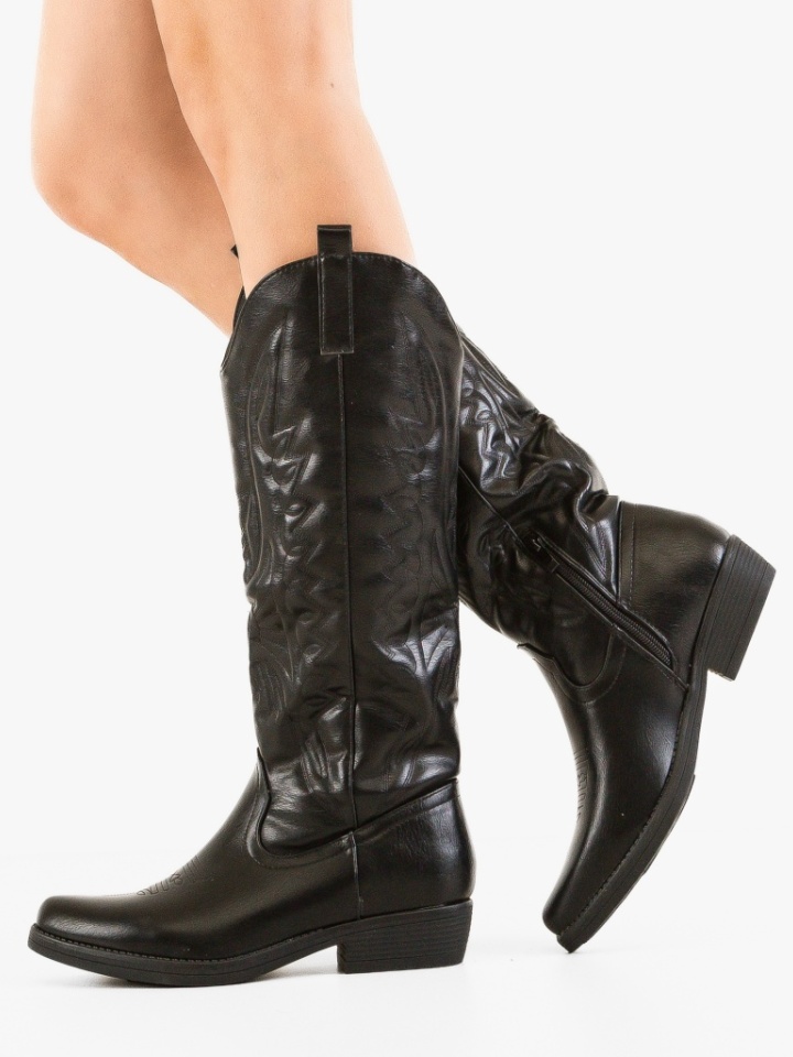 Cizme dama Casp Negre