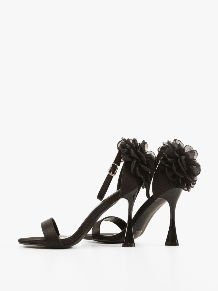 Sandale cu toc Kadit Bej