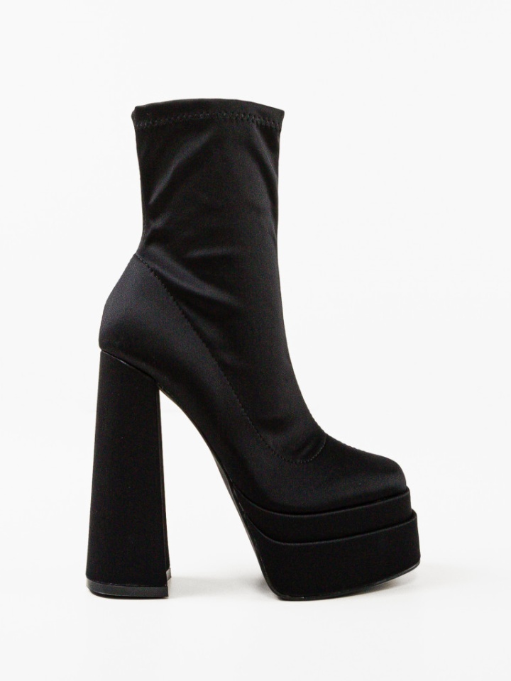 Botine dama Platona Negre