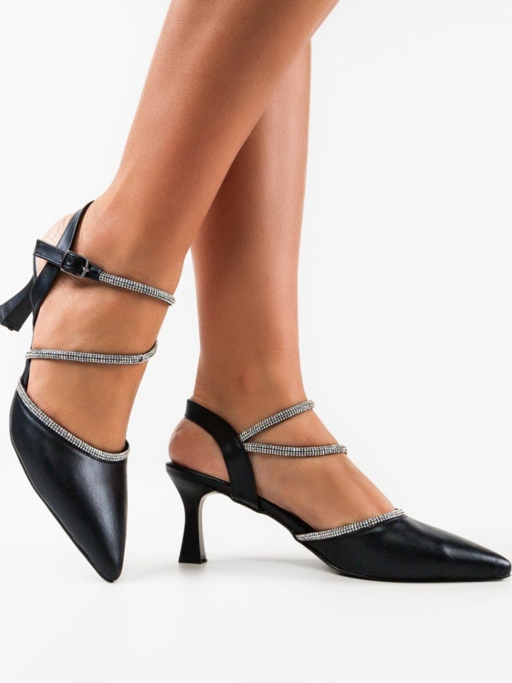 Pantofi cu toc Okeyt Negri