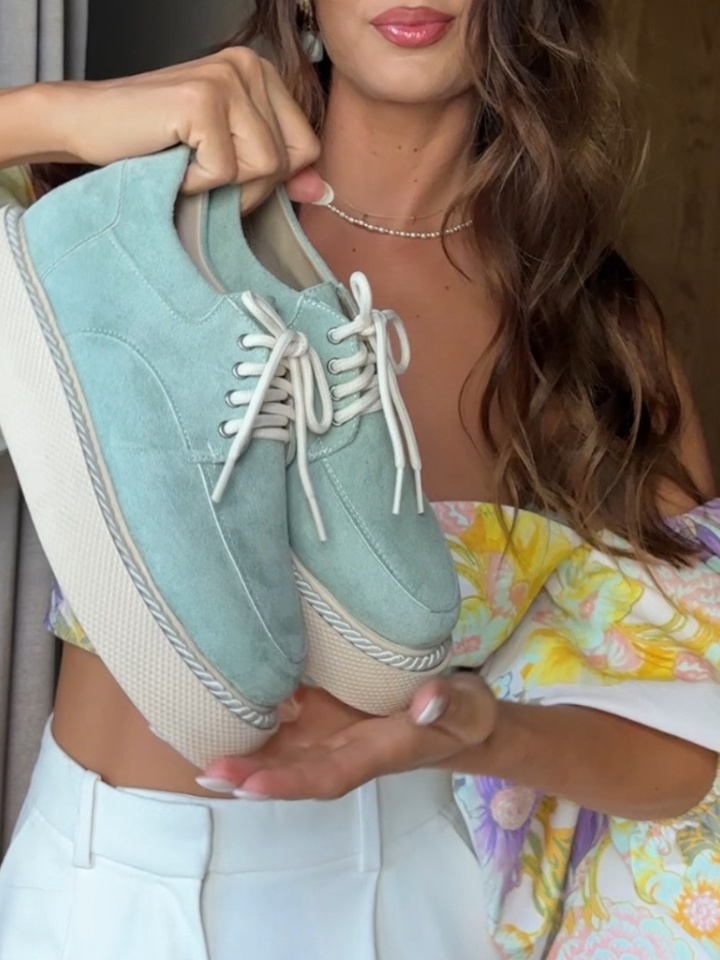 Pantofi Casual Fagen Turcoaz