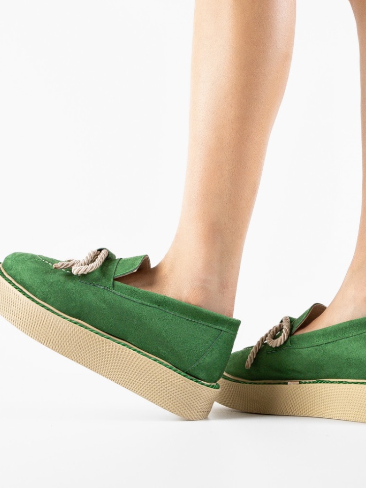 Pantofi Casual Leskus Verzi