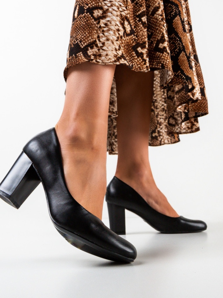 Pantofi cu toc Oliva Roz