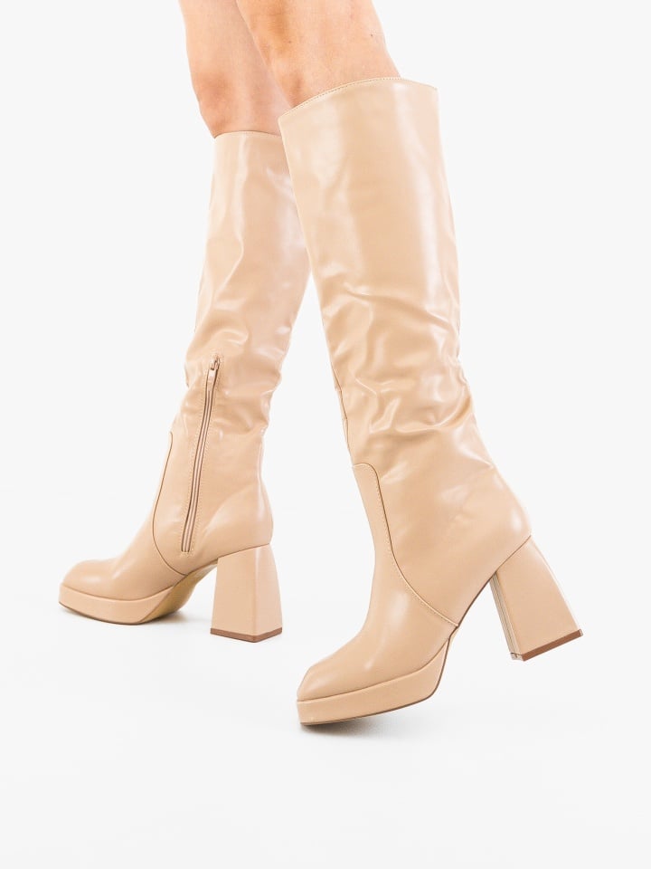 Cizme dama Tanish Bej