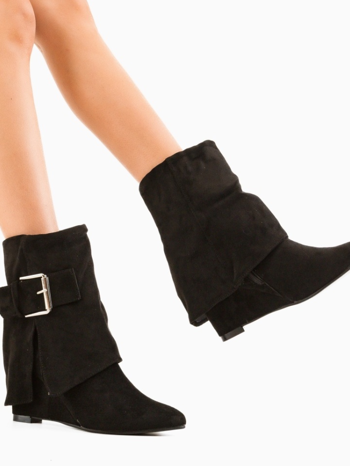 Botine dama Zhou Negre