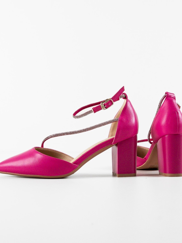 Pantofi cu toc Zayat Fuchsia