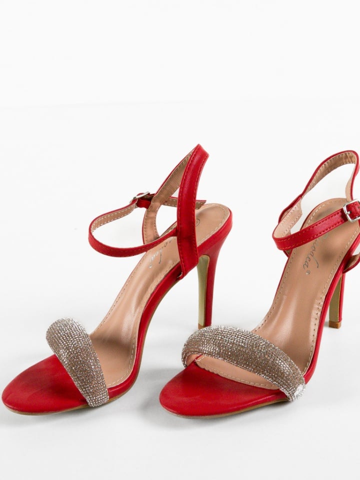 Sandale cu toc Cybill Nude