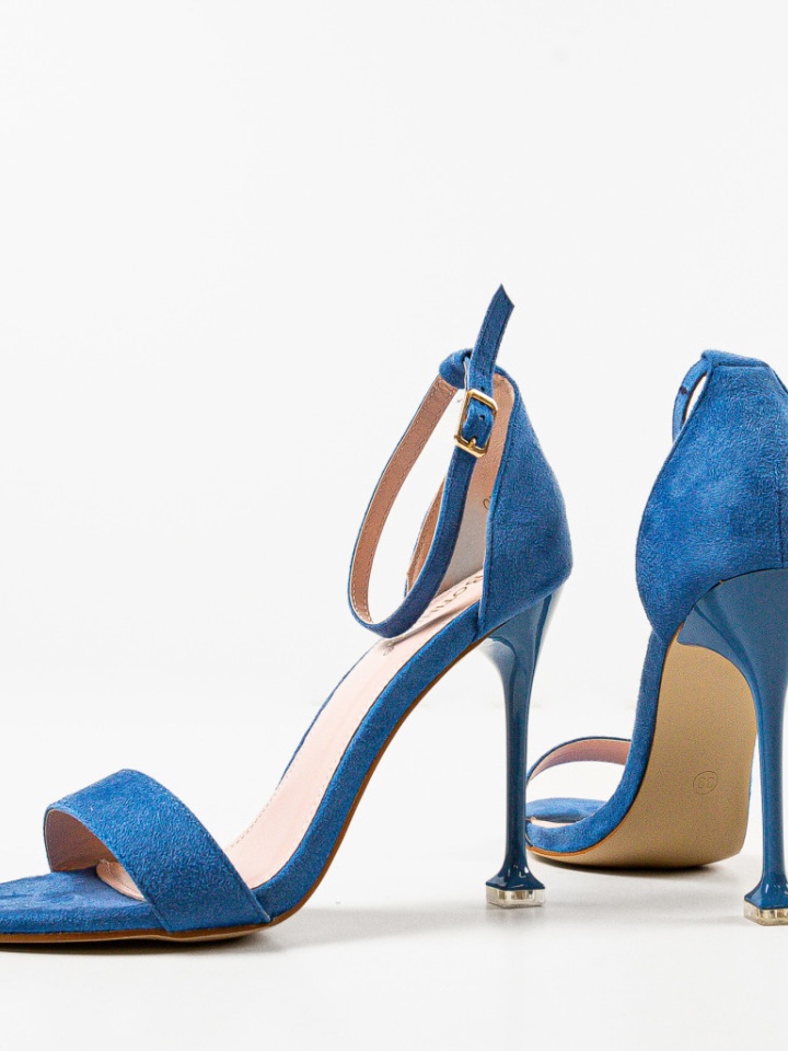 Sandale cu toc Brock Albastre
